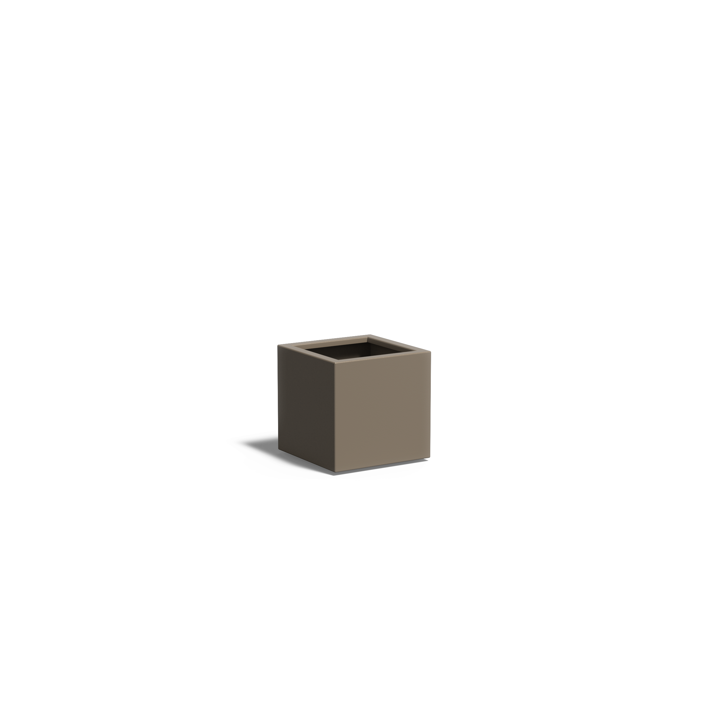 Aluminium Carrez Cube Planter