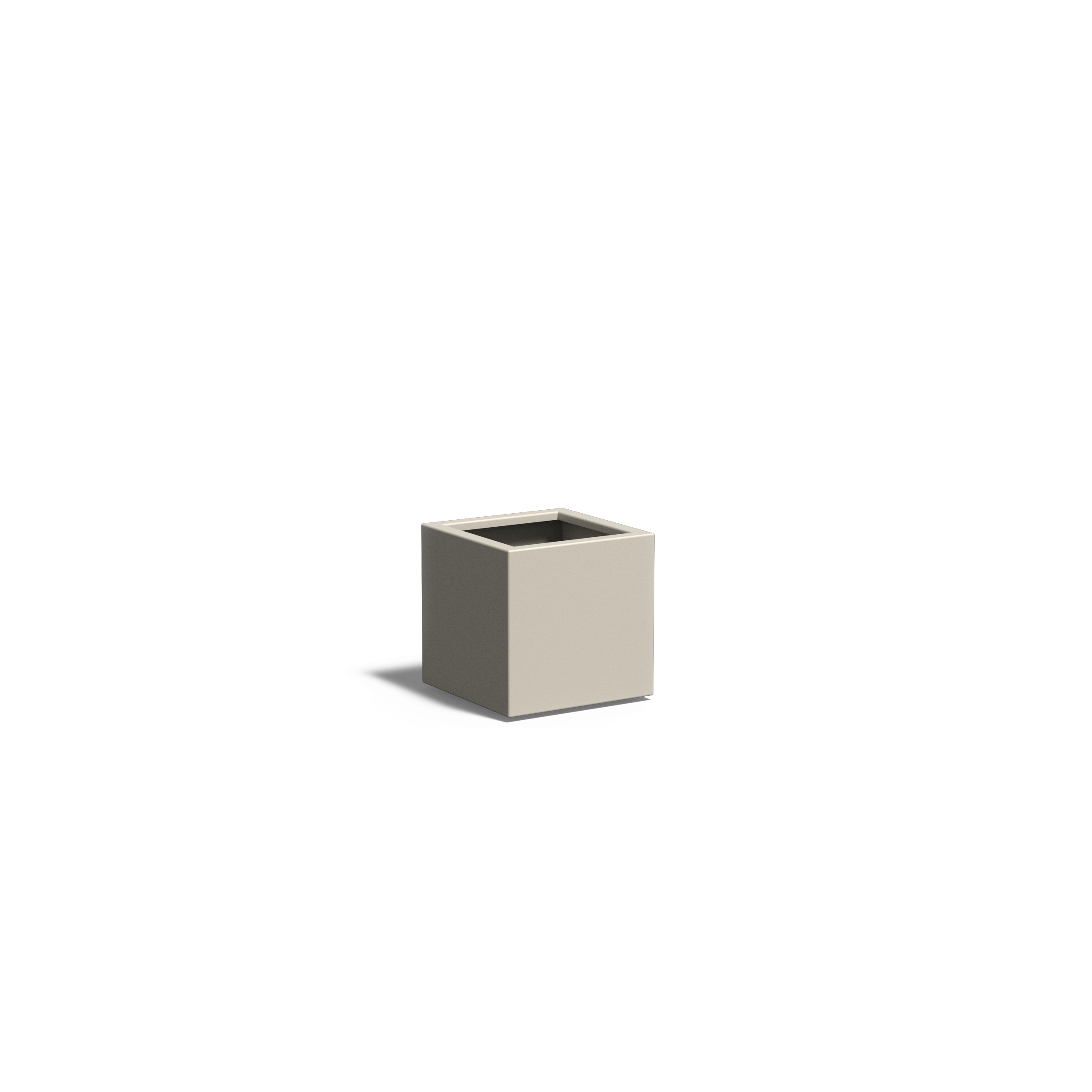 Aluminium Carrez Cube Planter