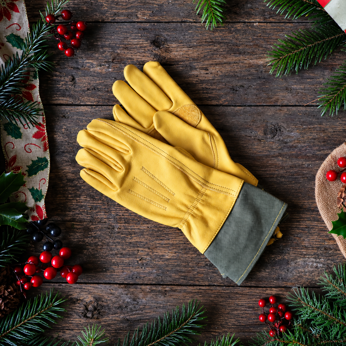 All Purpose Leather Gardening Gauntlet