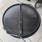 BBQ King 80 with Two Swing Arm BBQ Racks