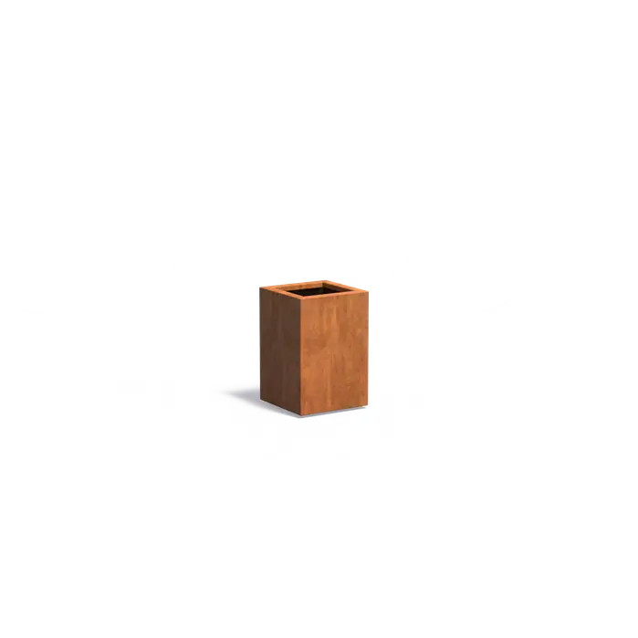 Corten Steel Square Carezz Planter (10285741736129) (15020099338625)