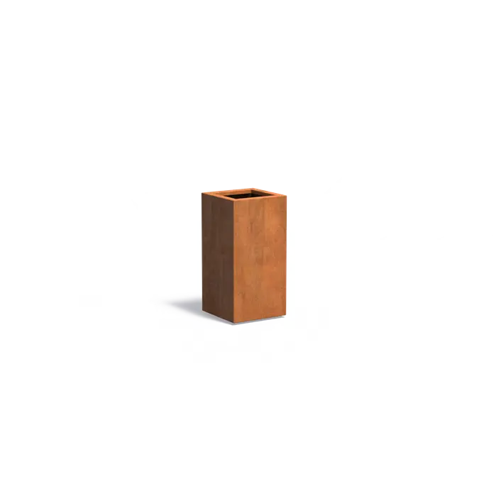 Corten Steel Square Carezz Planter (10285741736129) (15020099338625)