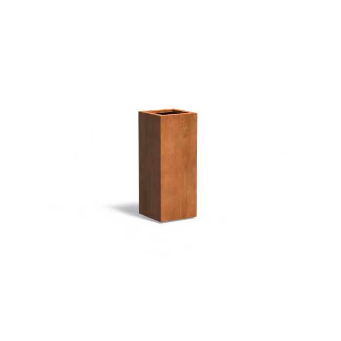 Corten Steel Square Carezz Planter (10285741736129) (15020099338625)