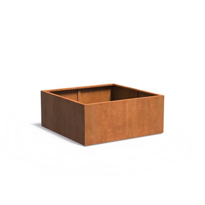 Corten Steel Square Carezz Planter (10285741736129) (15020099338625)