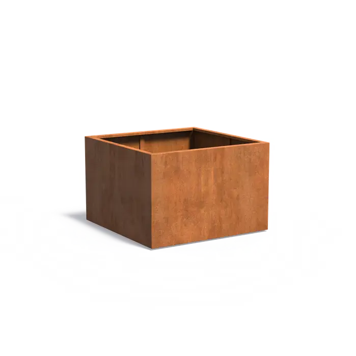 Corten Steel Square Carezz Planter (10285741736129) (15020099338625)