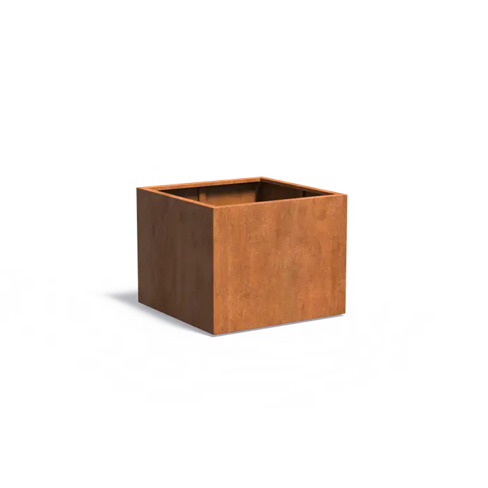 Corten Steel Square Carezz Planter (10285741736129) (15020099338625)