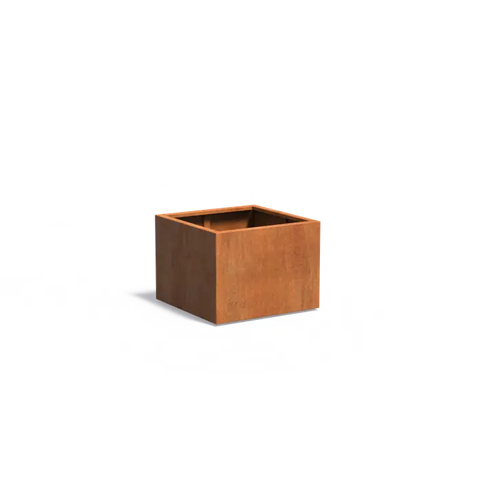Corten Steel Square Carezz Planter (10285741736129) (15020099338625)