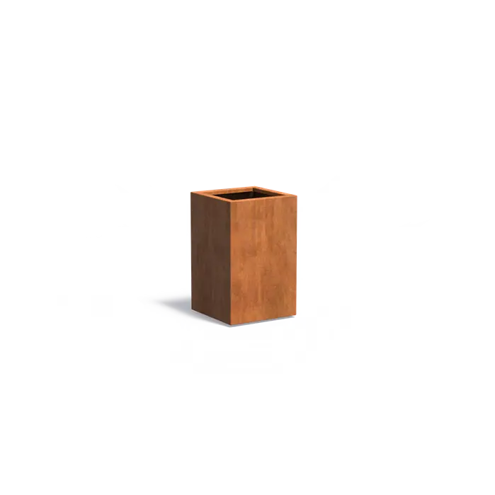 Corten Steel Square Carezz Planter (10285741736129) (15020099338625)