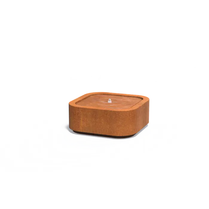 Corten Steel PREMIUM Square Water Table