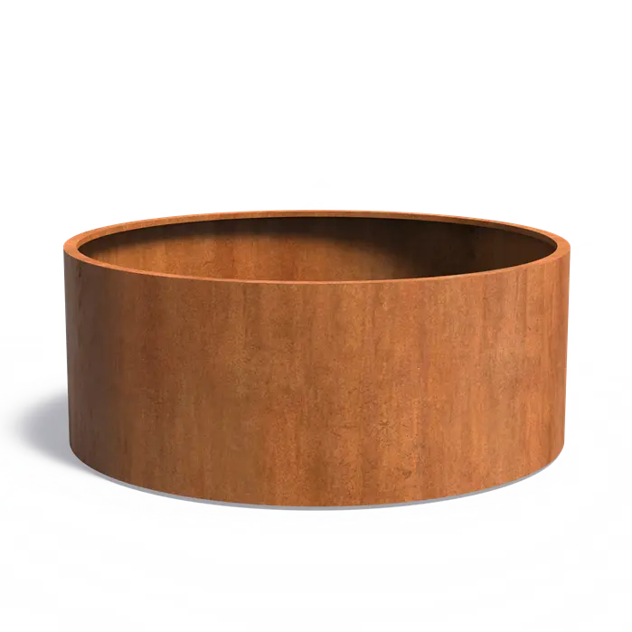 Corten Steel Circum Cylinder Planter