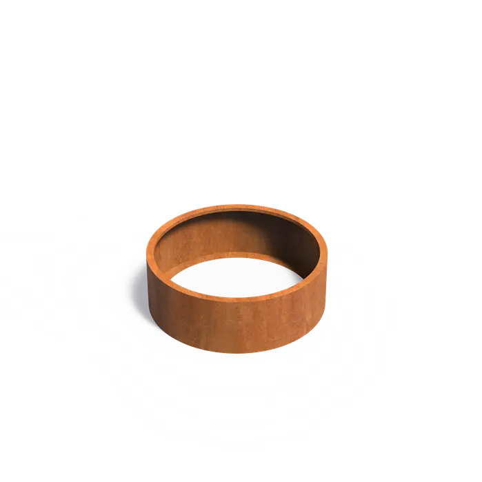 Corten Steel Circum Bottomless Cylinder Planter