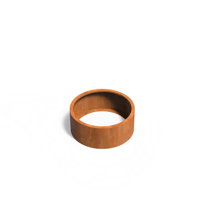 Corten Steel Circum Bottomless Cylinder Planter