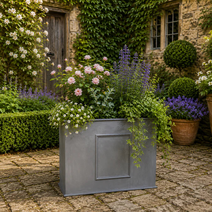 Trowbridge Galvanised Steel Planter