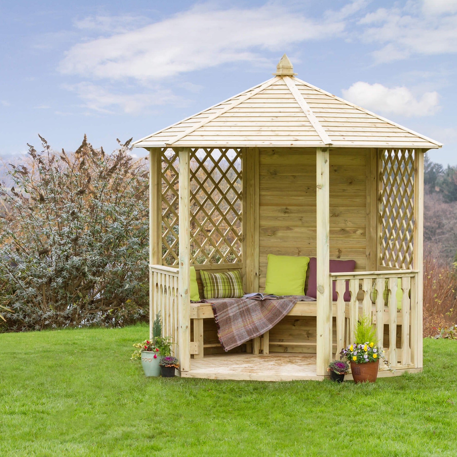 Pressure Treated Clifton Gazebo (7714201469121)