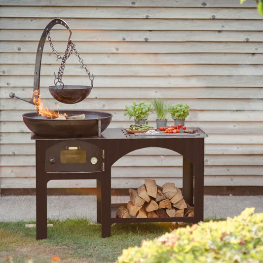 Complete Outdoor Kitchen Fire Pit