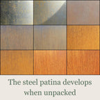 Corten Steel Carezz Cube Planter (5773668614308)