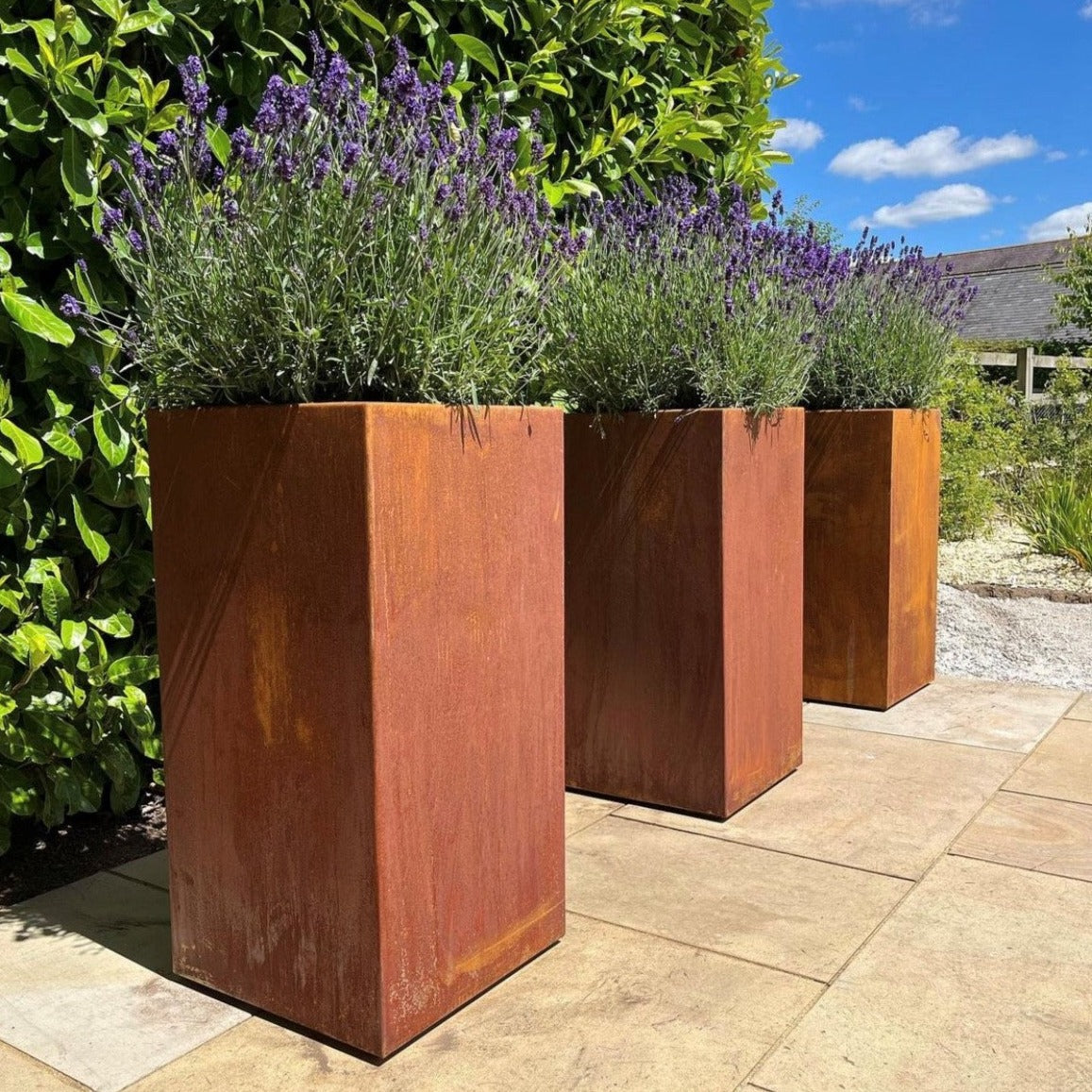 Urban Grow Corten Steel Tower Planter (7656401731777)