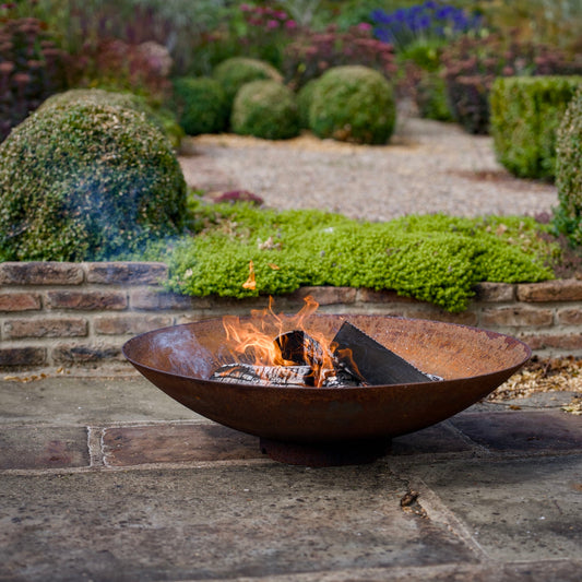 Steel Halo Fire Bowl