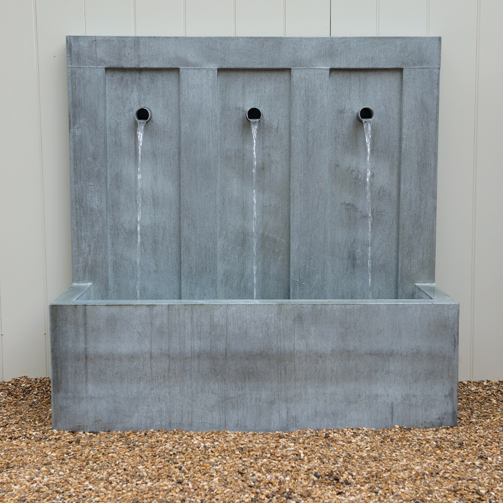 Galvanised Zinc Enzo Water Fountain