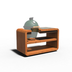Big Green Egg Kamado Corten steel kitchen work station