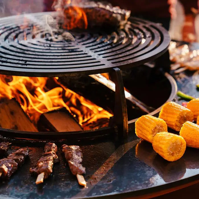 Corten Steel Seare Bole Plancha Grill