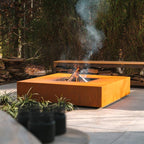 Corten Steel QUAD Fire Table (7568176021697)