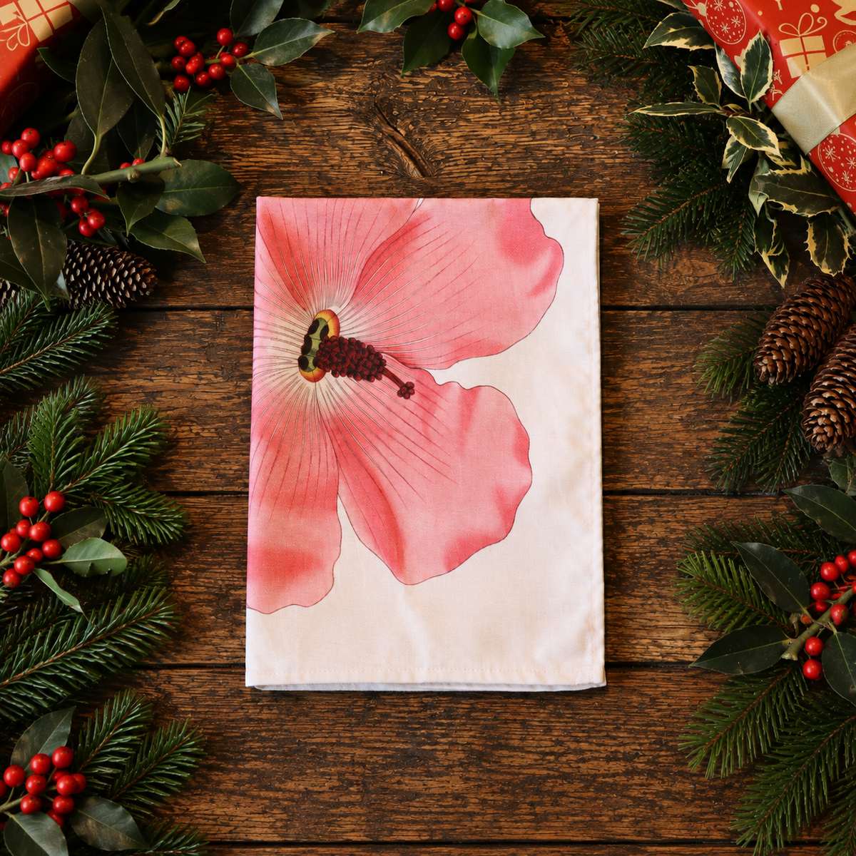Handmade Cotton Tea Towel Botanical Collection