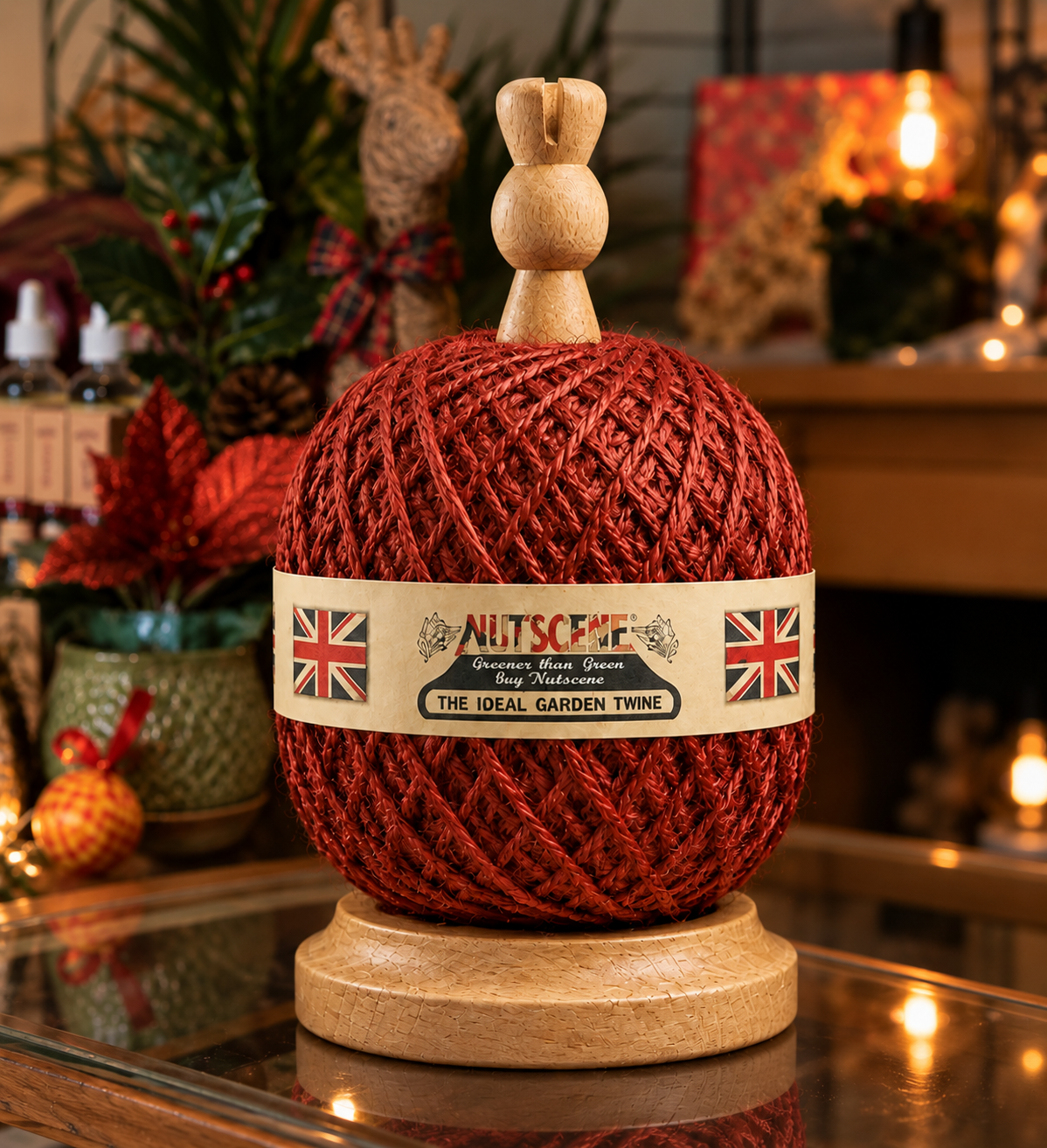 Ball of Red Heritage Twine 130m