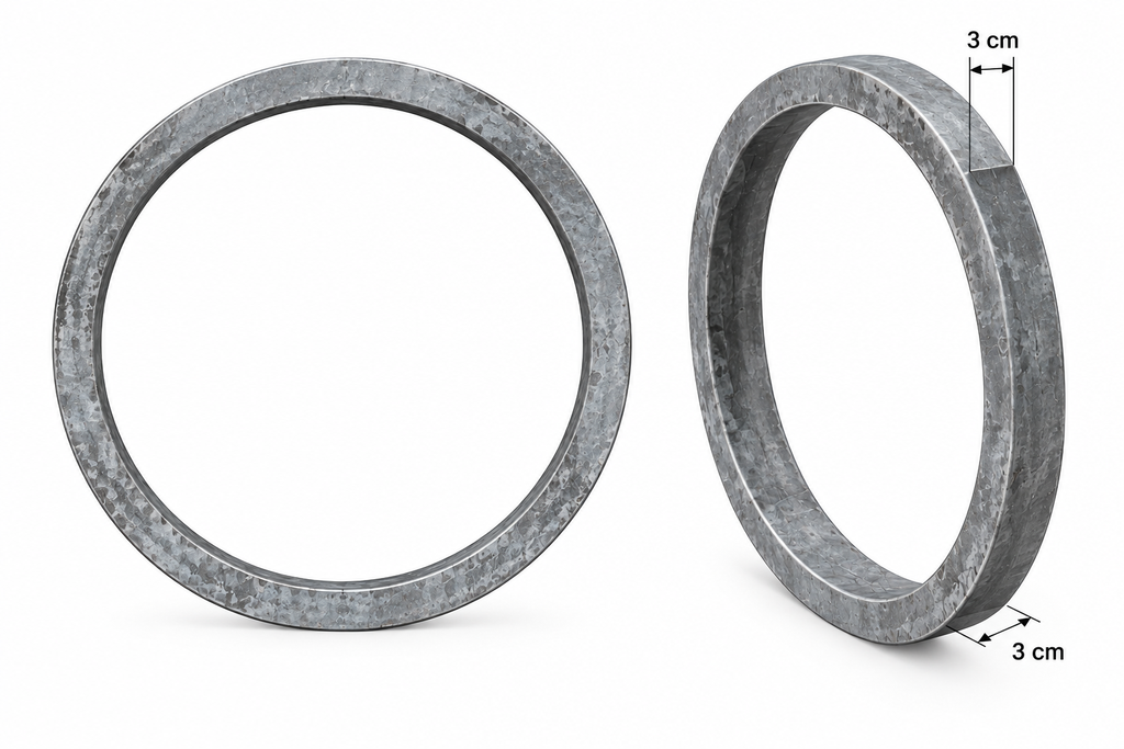 Galvanised Steel RHS Endorsed Round 225L Water Butt
