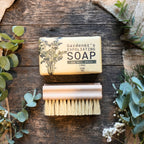 Gardener’s exfoliating soap and nail brush
