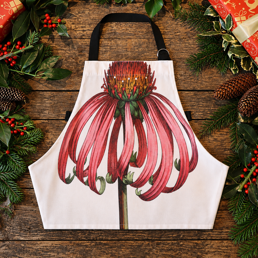 Handmade Cotton Apron Botanical Collection
