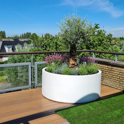 Adezz Circum Aluminium Cylinder Planter (10145224720577)