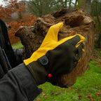 All Purpose Saddle Tan Canvas Leather Gloves