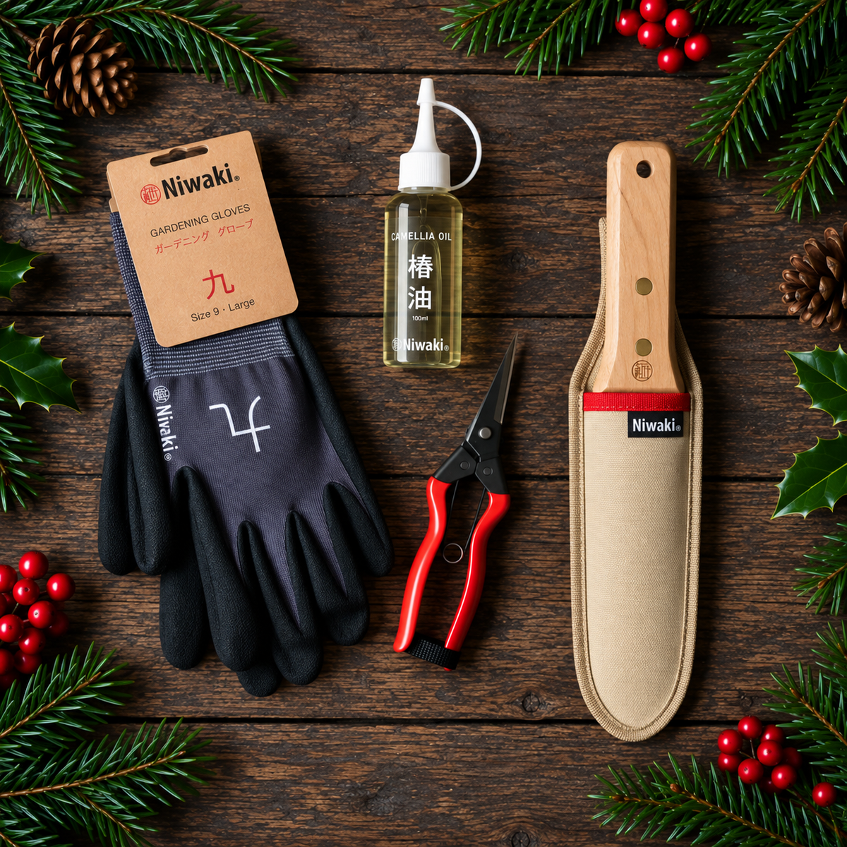 Niwaki Hori Hori Christmas Gift Set