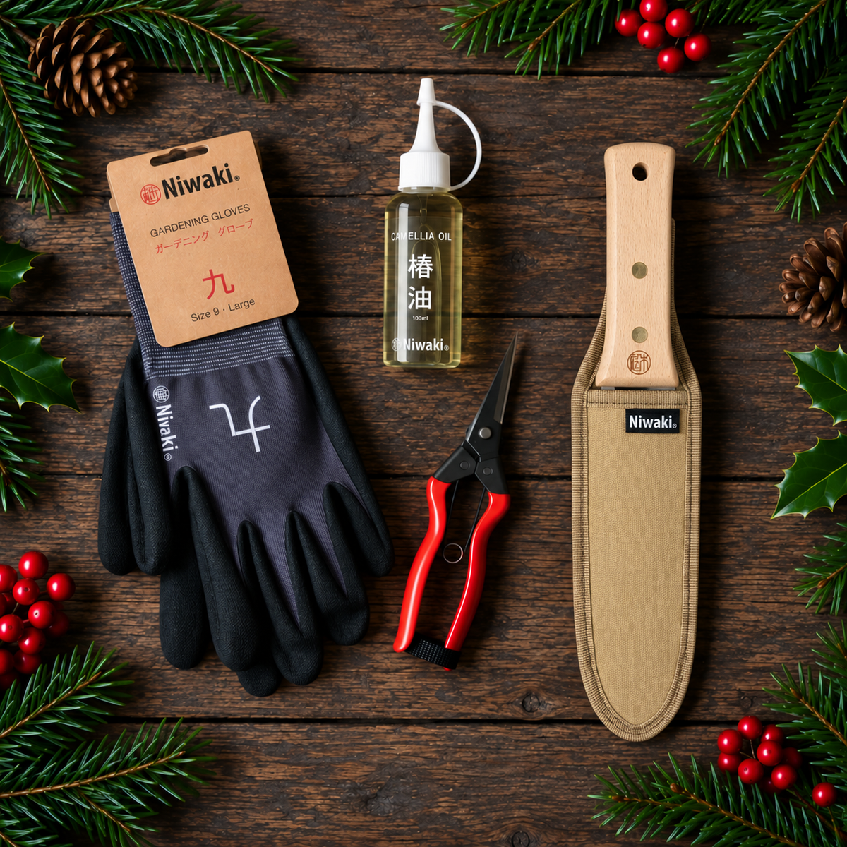 Niwaki Hori Hori Christmas Gift Set