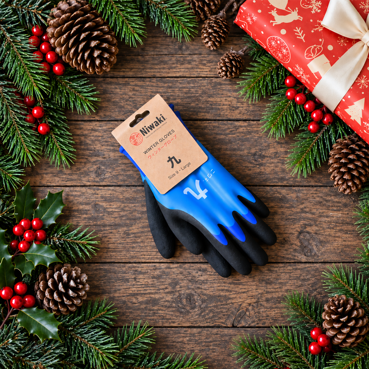 Niwaki Nitrile Grip Winter Gardening Gloves