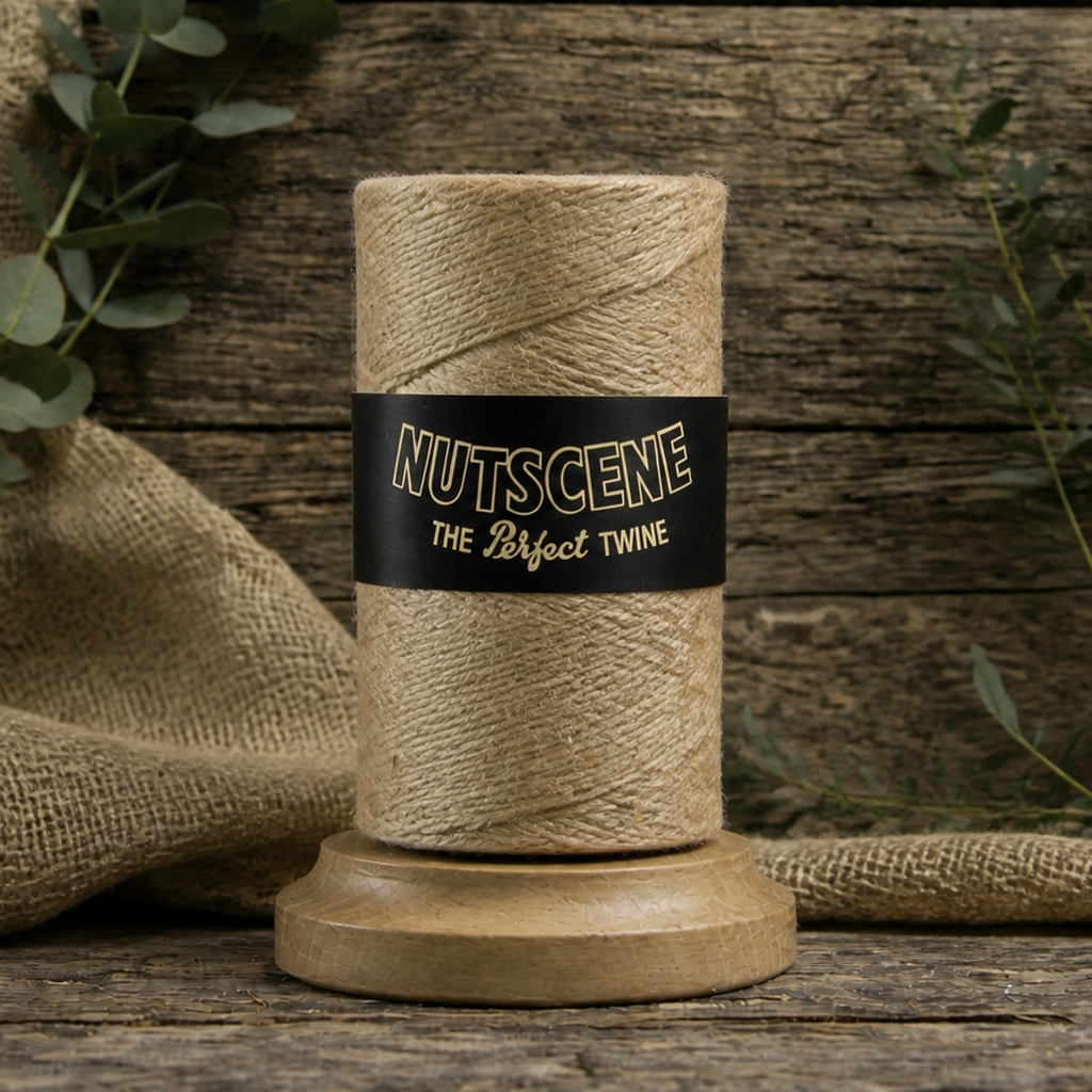 Large Spool Natural 3ply Jute Twine 600m
