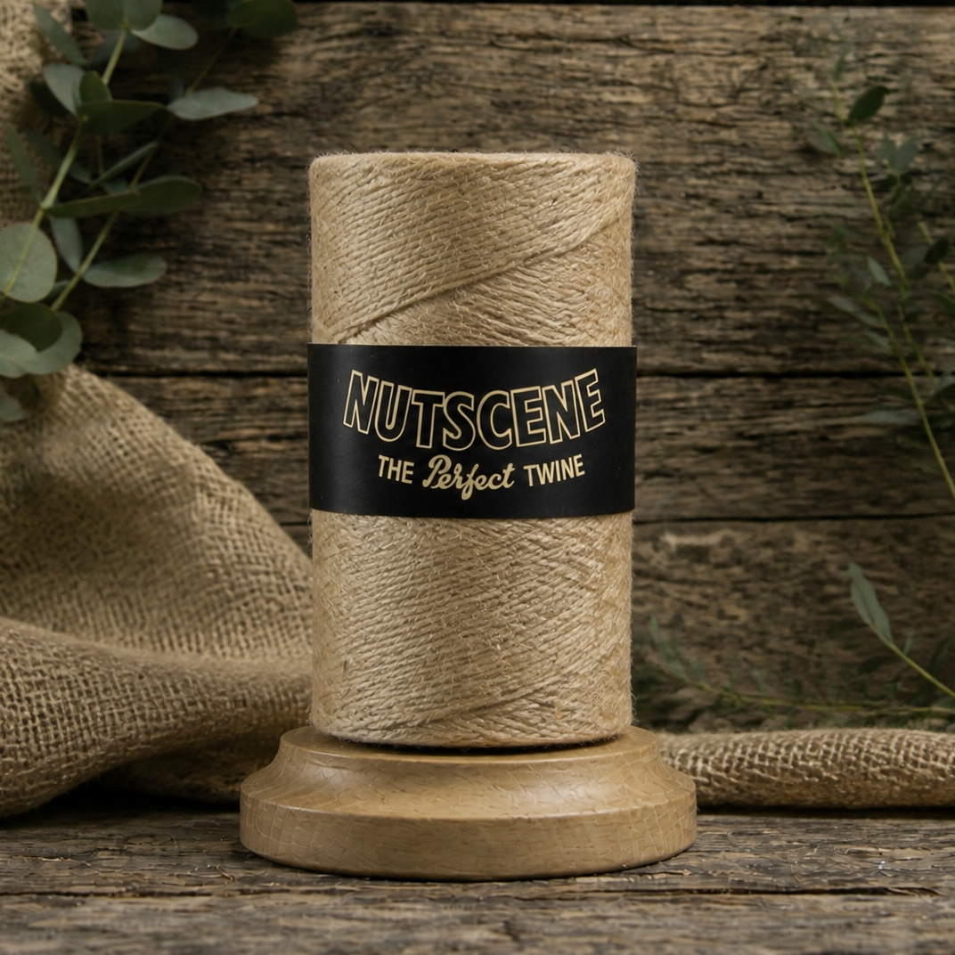 Large Spool Natural 3ply Jute Twine 600m