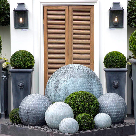 Galvanised Steel Leaf Balls