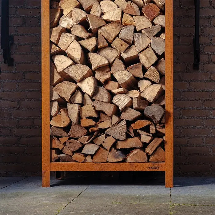 Corten Steel Upright Logg Log Store