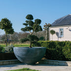 Luna Galvanised Steel Planter (10174923473089)