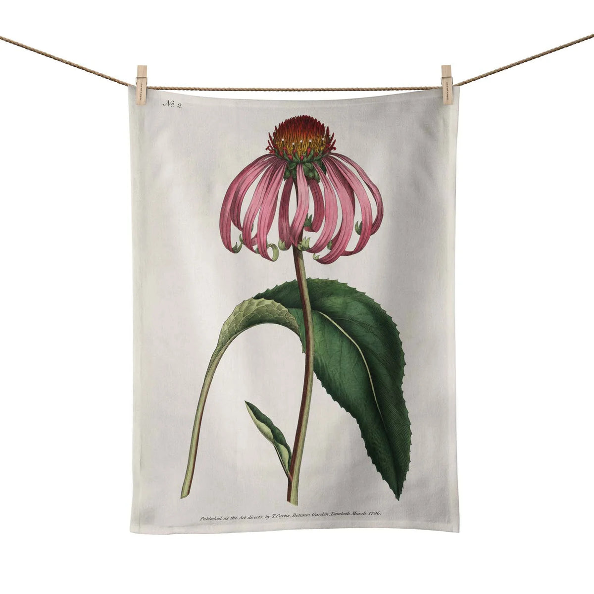 Handmade Cotton Tea Towel Botanical Collection