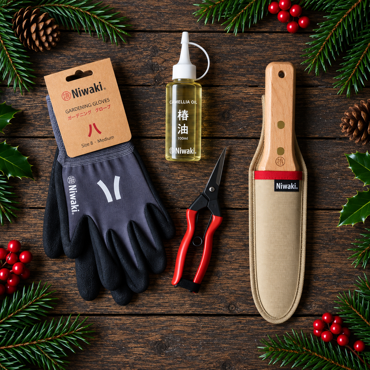 Niwaki Hori Hori Christmas Gift Set