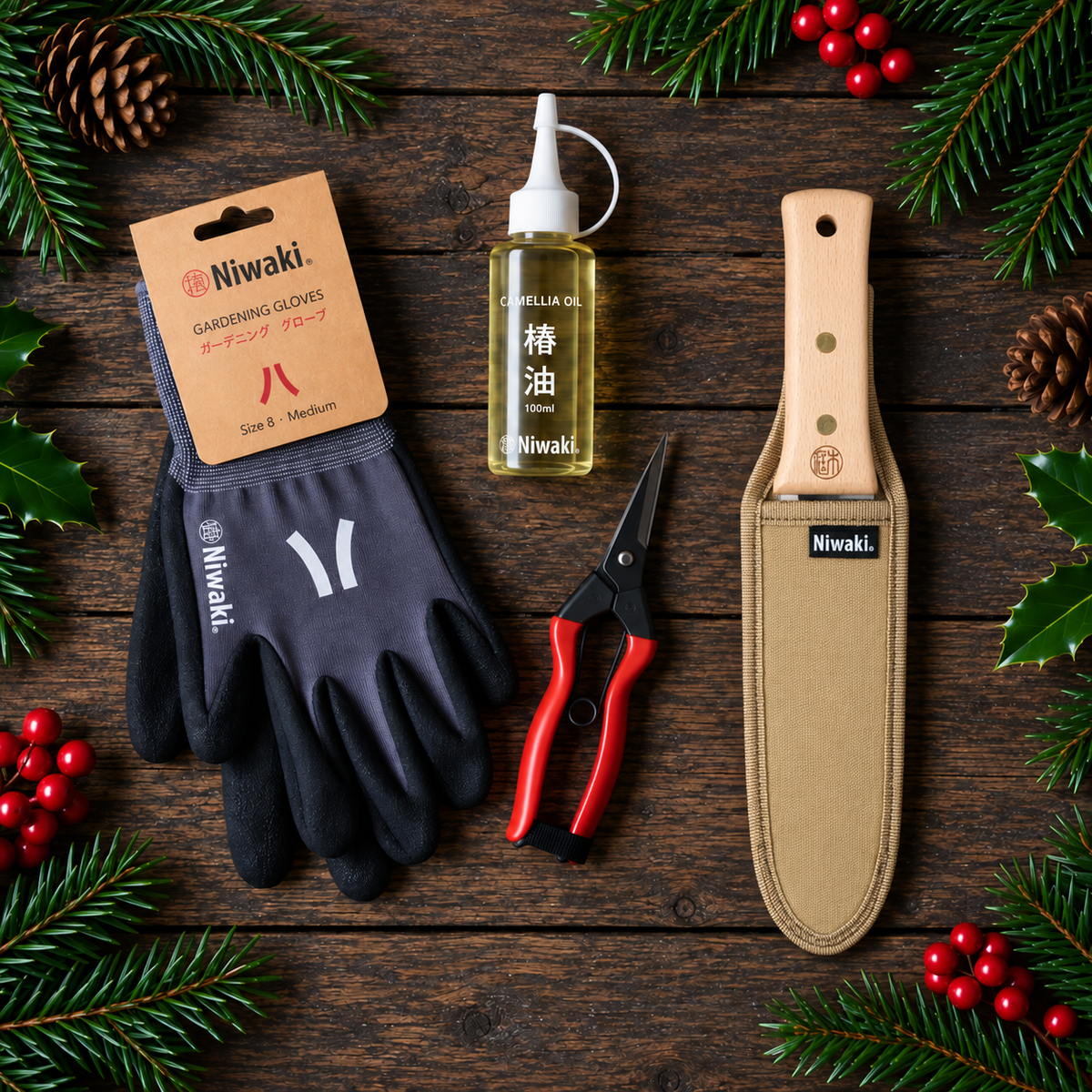 Niwaki Hori Hori Christmas Gift Set