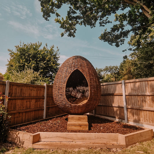 Woven Willow Freestanding Nest Pod (15065105236353)