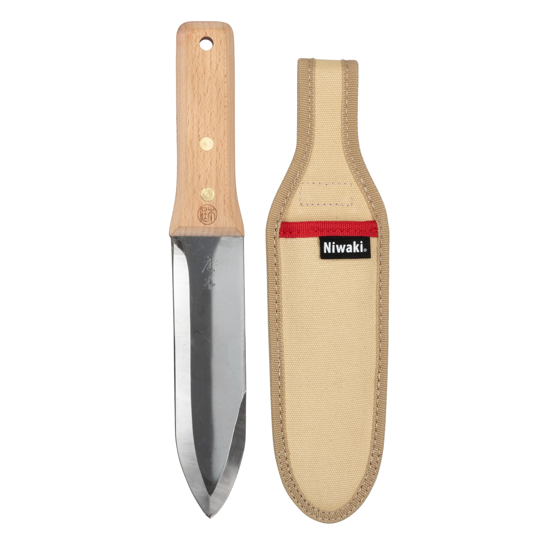 Niwaki Hori Hori Pro Japanese Trowel & Canvas Holster (10598139199681)