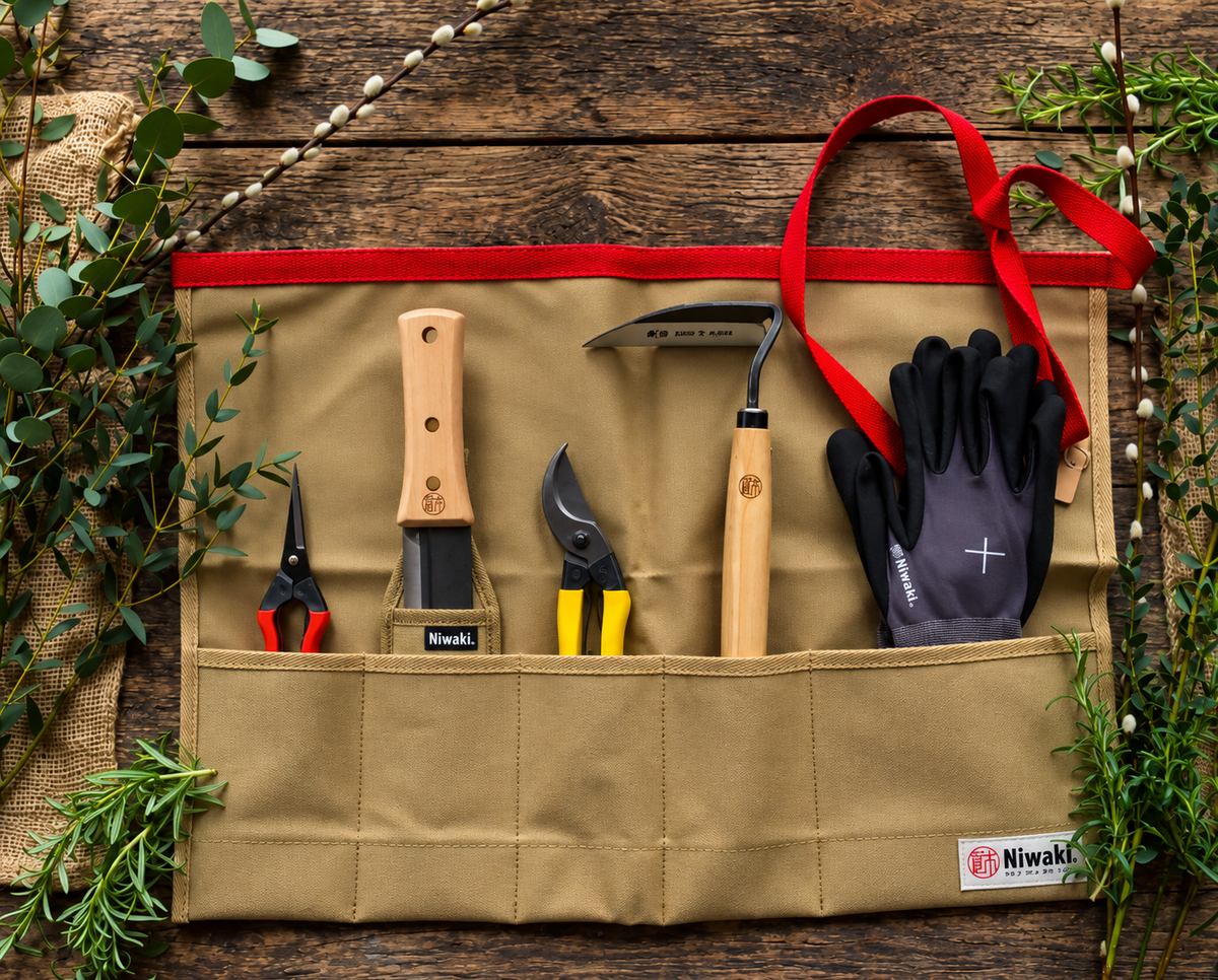 Niwaki Canvas Garden Tool Roll