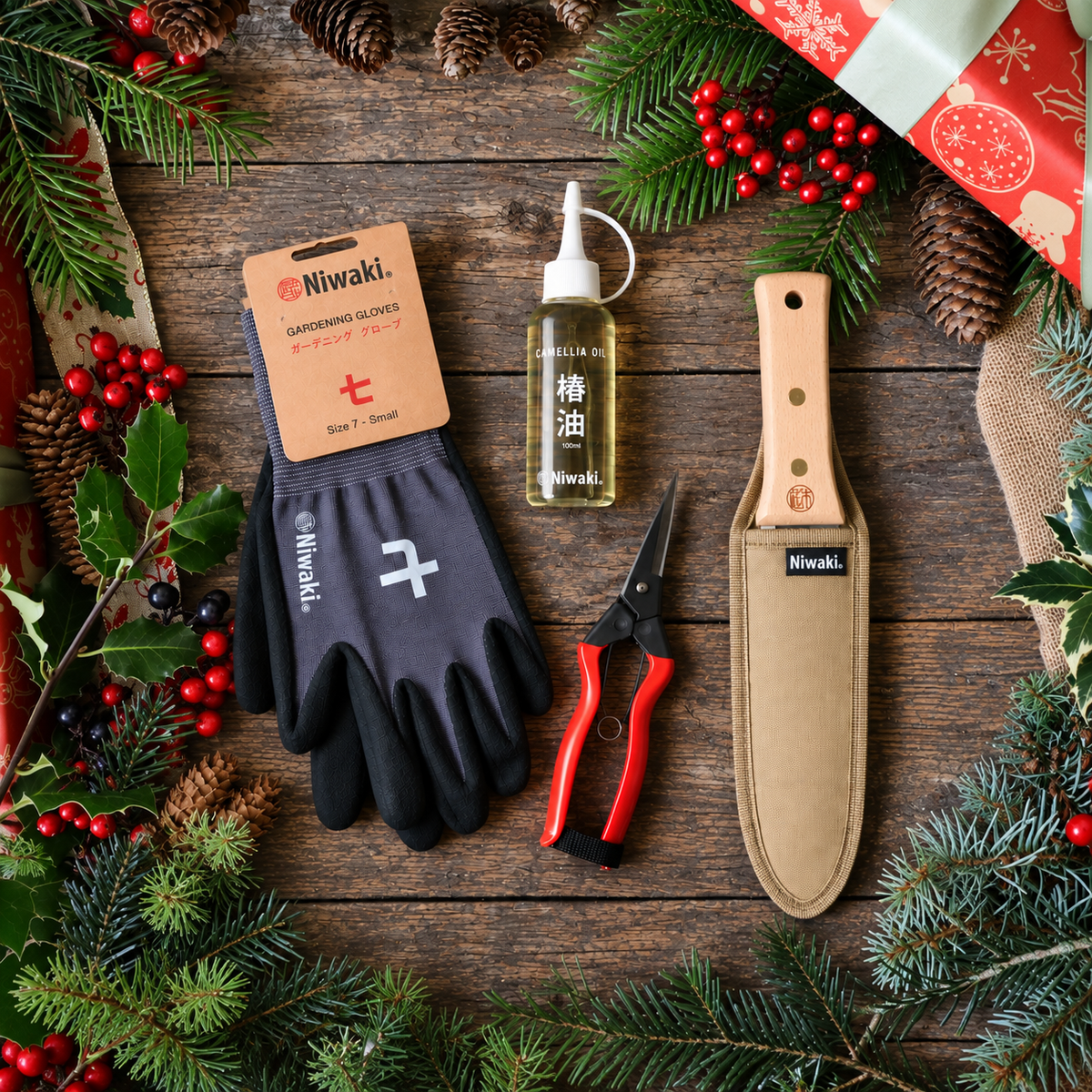 Niwaki Hori Hori Christmas Gift Set
