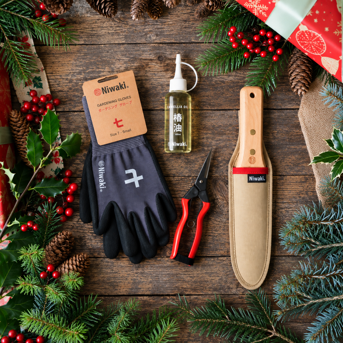 Niwaki Hori Hori Christmas Gift Set
