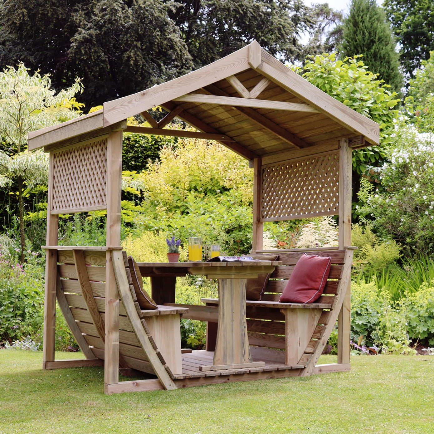 Noah's Arbour Pressure Treated Timber Garden Arbour (7714126004417)